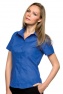 Damesblouse Kustom Kit Workwear Oxford KM (1xBlauw 3XL beschikba